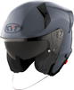 KYT TTR-JET Plain,  open face helmet,  color: Grey,  size: XS