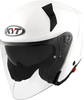 KYT TTR-JET Plain,  open face helmet,  color: White,  size: M