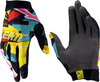 Leatt 1.5 GripR Carnival,  gloves,  color: Black/Yellow/Turquoise/Red/Pink,  size: L