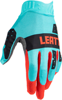 Leatt 1.5 GripR S23,  gloves,  color: Turquoise/Red,  size: L