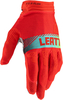 Leatt 2.5 X-Flow S23,  gloves,  color: Red/Turquoise,  size: XL