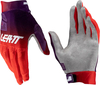 Leatt 2.5 X-Flow Sunburn,  gloves,  color: Red/Violet/White,  size: XXL