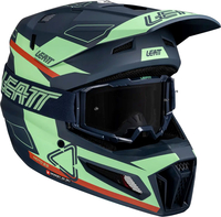 Leatt 3.5 Matcha,  motocross helmet,  color: Green/Blue/Red,  size: L