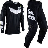 Leatt 3.5 S23,  set textile pants/jersey,  color: Black/White,  size: XS