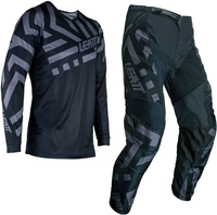 Leatt 3.5 S24 Stealt,  set jersey/textile pants,  color: Black/Grey,  size: S