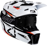 Leatt 3.5 White,  motocross helmet,  color: White/Black/Red,  size: XL
