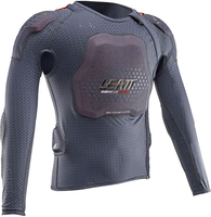 Leatt 3DF AirFit Lite Evo,  protector jacket kids,  color: Dark Grey,  size: L/XL