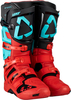 Leatt 4.5 Enduro S23,  boots,  color: Red/Turquoise/Black,  size: US 13