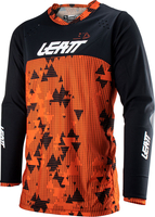 Leatt 4.5 Enduro S23,  Jersey,  color: Orange/Black,  size: L