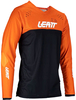 Leatt 4.5 Enduro S24 Orange,  jersey,  color: Black/Orange,  size: XL