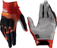 Leatt 4.5 Lite Burn,  gloves,  color: Orange/Black/White,  size: L