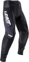 Leatt 4.5 Stealt,  textile pants,  color: Black/Grey/White,  size: L