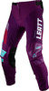 Leatt 5.5 I.K.S. Indigo S23,  textile pants,  color: Violet/Turquoise/Yellow,  size: XXL