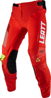 Leatt 5.5 I.K.S. S23,  textile pants,  color: Red/Neon-Yellow/Turquoise,  size: L