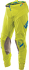 Leatt 5.5 I.K.S,  textile pants,  color: Neon-Yellow/Blue,  size: M/50