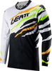 Leatt 5.5 UltraWeld S23,  Jersey,  color: White/Black/Orange/Neon-Green,  size: M