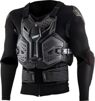 Leatt 6.5,  protector jacket level-1/2,  color: Black/Dark Grey,  size: XXL
