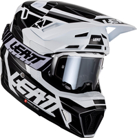 Leatt 7.5 S23,  cross helmet,  color: White/Black,  size: XS