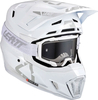 Leatt 7.5 White,  motocross helmet,  color: White/Grey,  size: XL