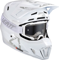Leatt 7.5 White,  motocross helmet,  color: White/Grey,  size: XL