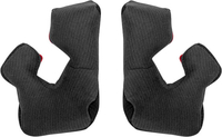 Leatt 8.5,  9.5,  cheek pads,  color: Black,  size: 40 mm