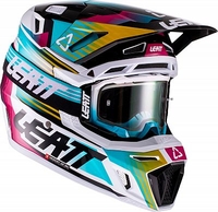 Leatt 8.5 Aqua S22,  cross helmet