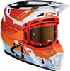Leatt 8.5 Glamis,  motocross helmet,  color: Orange/Red/White/Blue,  size: M