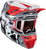 Leatt 8.5 S24 Forge,  cross helmet,  color: Grey/Red/White/Black,  size: S
