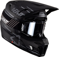 Leatt 9.5 Carbon S23,  cross helmet,  color: Black/Black,  size: XL