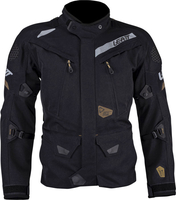 Leatt ADV DriTour 7.5,  textile jacket waterproof,  color: Black/Grey,  size: XXL