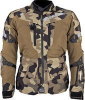 Leatt ADV FlowTour 7.5 Camo,  textile jacket waterproof,  color: Black/Brown/Beige,  size: XXL