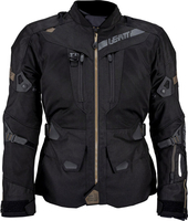 Leatt ADV FlowTour 7.5,  textile jacket waterproof,  color: Black/Grey,  size: XL