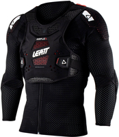 Leatt AirFlex,  protector jacket Level-1,  color: Black/White/Red,  size: XXL