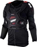 Leatt AirFlex,  protector jacket Level-1 women,  color: Black/White/Red,  size: XS