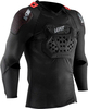 Leatt Airflex,  protectorshirt long sleeve,  color: Black/Red,  size: S