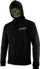 Leatt Camo S23,  zip hoodie,  color: Black/Green,  size: L