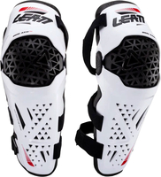 Leatt Dual Axis Pro,  knee protectors,  color: White/Black,  size: S/M