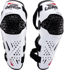 Leatt Dual Axis Pro,  knee protectors,  color: White/Black,  size: XXL