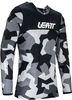 Leatt Moto 4.5 Enduro Forge,  jersey,  color: Grey/Black/White,  size: S