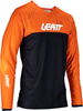 Leatt Moto 4.5 Enduro,  jersey,  color: Black/Orange,  size: L