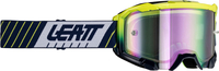 Leatt Velocity 4.5 Iriz S23,  goggles,  color: Dark Blue/White/Yellow Blue/Violet-Tinted,  size: One Size