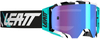 Leatt Velocity 5.5 Iriz S23,  goggles,  color: Black/Turquoise Blue-Mirrored,  size: One Size