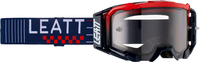 Leatt Velocity 5.5 S23,  goggles,  color: Dark Blue/White/Red Light-Tinted,  size: One Size