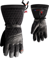 Lenz Heat Glove 6.0 Finger-Cap,  gloves heatable women,  color: Black/Dark Grey,  size: XS