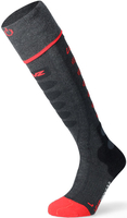 Lenz Heat Sock 5.1 Toe-Cap,  socks heatable,  color: Dark Grey/Red,  size: 45 EU - 47 EU