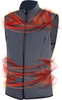 Lenz Heat Vest 2.0,  vest heatable,  color: Grey/Black,  size: L