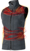 Lenz Heat Vest 2.0,  vest heatable women,  color: Grey/Black,  size: L