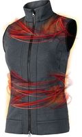 Lenz Heat Vest 2.0,  vest heatable women,  color: Grey/Black,  size: L