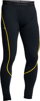 Lindstrands Dry,  functional pants unisex,  color: Black/Yellow,  size: L