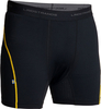 Lindstrands Dry,  functional shorts unisex,  color: Black/Yellow,  size: M